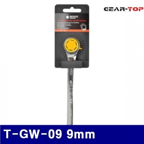 기어탑 365-0002 라쳇렌치 T-GW-09 9mm  (1EA)