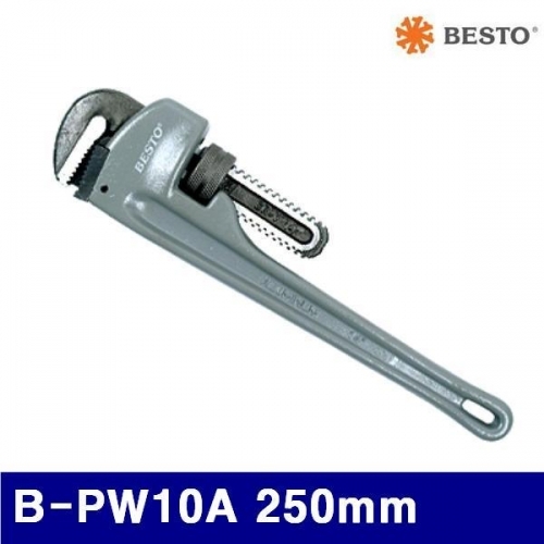 베스토 412-0020 알루미늄파이프렌치 B-PW10A 250mm 520g (1EA)