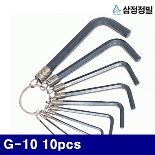 삼정정밀 1051904 L렌치세트-링타입B품 G-10 10pcs 1/16-3/8 (1EA)