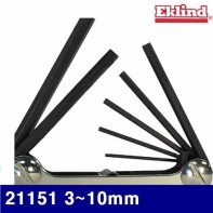 에클랜드 2131641 접이식 육각렌치 21151 3-10mm (1EA)