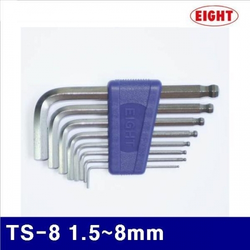 에이트 2110240 볼렌치세트-숏타입 TS-8 1.5-8mm (SET)