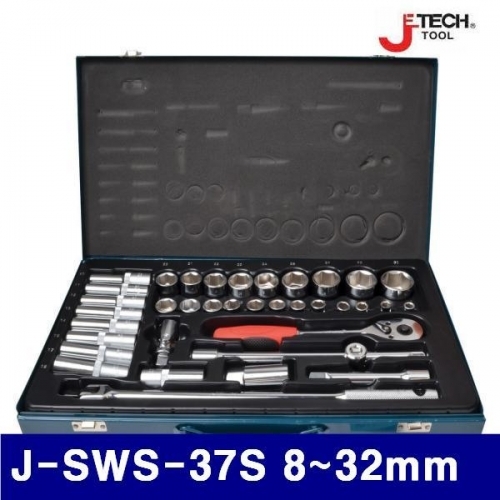 제이테크 371-0102 소켓렌치세트 J-SWS-37S 8-32mm  (1EA)