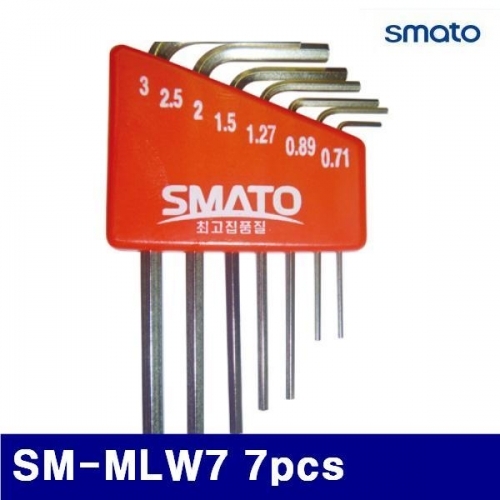 스마토 1038763 L렌치세트 SM-MLW7 7pcs 0.71-3mm (set)