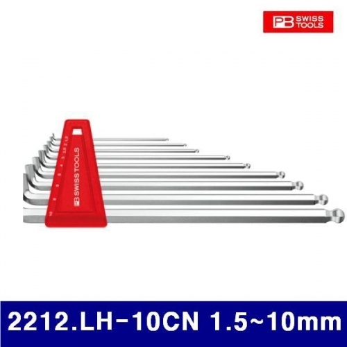 피비스위스툴 2332727 스터비볼L렌치세트 2212.LH-10CN 1.5-10mm 9pcs (1EA)