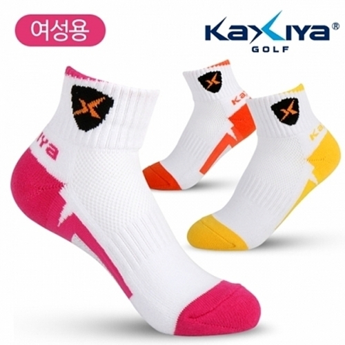 카시야 듀얼밴드 이중바닥 단목 골프_스포츠 양말 여성용
