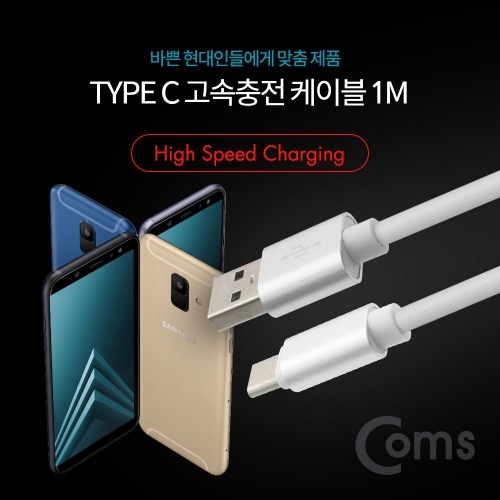 USB 3.1 Type C 고속충전 케이블 1M 화이트