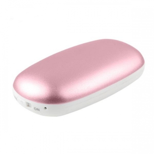 18650 전용 USB 핸드워머 손난로 보조배터리 -핑크(CN4646)