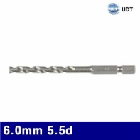 UDT 5990470 콘크리트 드릴비트-육각 6.0mm 5.5d 55mm (묶음(10ea))