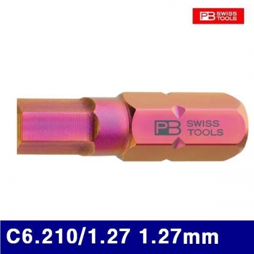 피비스위스툴 2332903 6각비트 C6.210/1.27 1.27mm 25mm (통(10개))