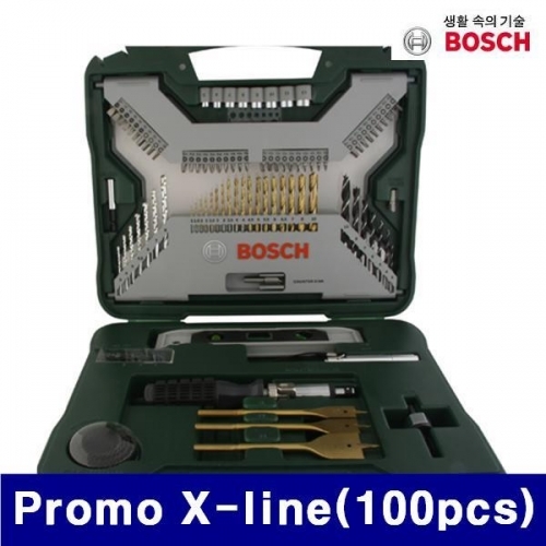 보쉬 5057748 다목적 드릴비트세트 Promo X-line(100pcs) 100pcs (1EA)