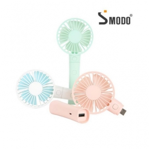 USB 보조배터리 미니선풍기(핑크/MS157/명성)