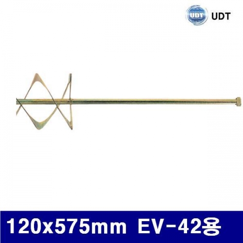 UDT 5000111 전동믹싱드릴 전용날 120x575mm EV-42용 (1EA)