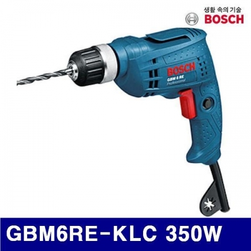 보쉬 631-0110 전기드릴(키레스척) GBM6RE-KLC 350W 0-4 000RPM (1EA)