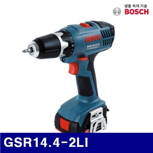 보쉬 621-0139 충전드릴 GSR14.4-2LI 14.4V/2.0Ah 0-400/1250rpm (1EA)