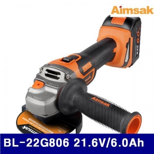 아임삭 5084681 충전그라인더-브러시리스 BL-22G806 21.6V/6.0Ah 100mm (1EA)