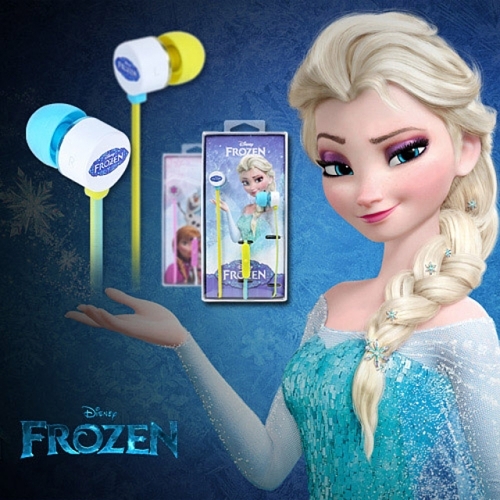 Disney정품 겨울왕국 라이센스 엘사 안나 스마트폰 아이폰 컨트롤톡 이어폰