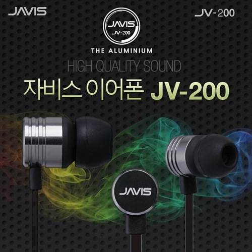 자비스 스마트폰이어폰 JV200 풍부한사운드 통화기능 스마트폰 CDP MP3