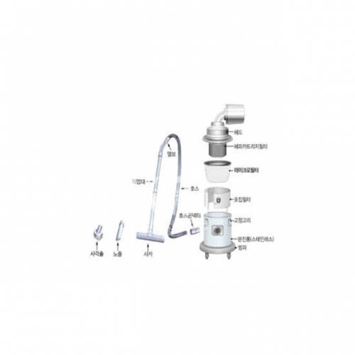 케이엠 크린룸 건식 청소기 부품 (32파이 샤카)크린룸