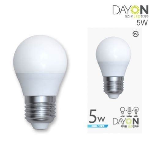 CJ/ DAYON LED 인지구 5W 주광색 (6500K)