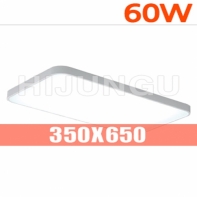 국내사 LED 시스템거실등 60W (FPL 36W x 4등 대체) 사이즈 650 x 350 수명 5만시간