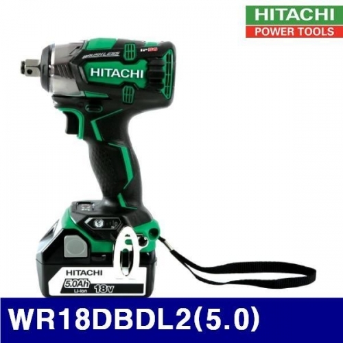 HITACHI 625-0411 충전임팩렌치 18V (브러쉬리스 IP56) WR18DBDL2(5.0)