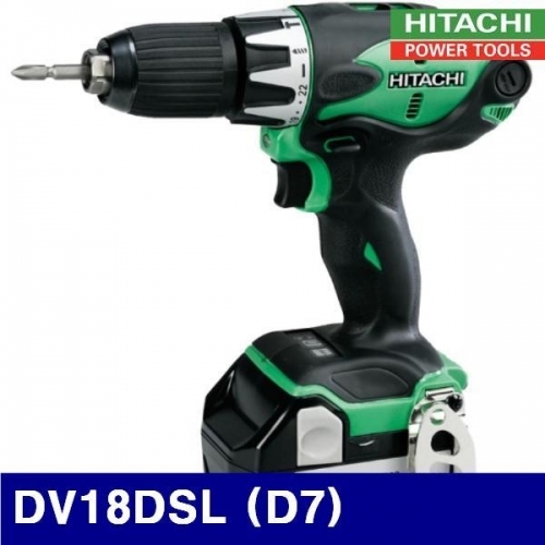 HITACHI 622-0604 충전임팩드릴 18V DV18DSL (D7) 리튬 18V/3.0Ah (1EA)