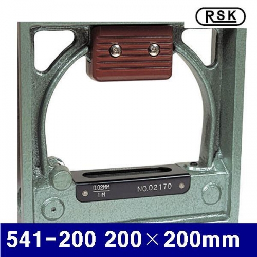 RSK 4140166 정밀 각형수준기 541-200 200×200mm 0.02 (1EA)