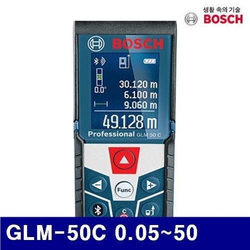 보쉬 5180620 레이저 거리 측정기 GLM-50C 0.05-50 ±1.5 (1EA)