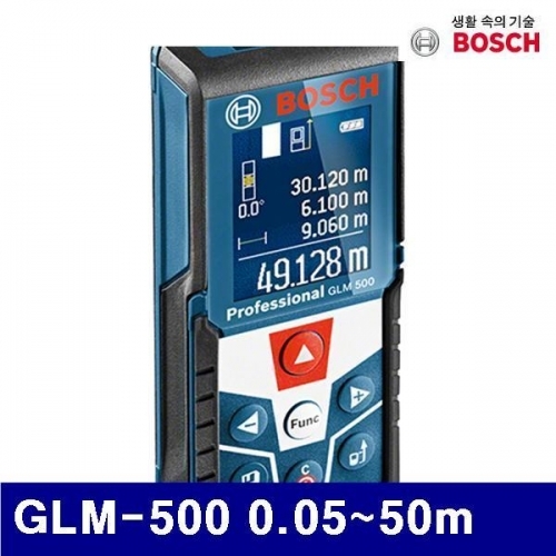 보쉬 5185096 레이저 거리 측정기 GLM-500 0.05-50m ±1.5 (1EA)