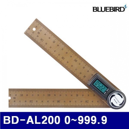 블루버드 4009391 디지털 각도기 BD-AL200 0-999.9 200x200 (1EA)