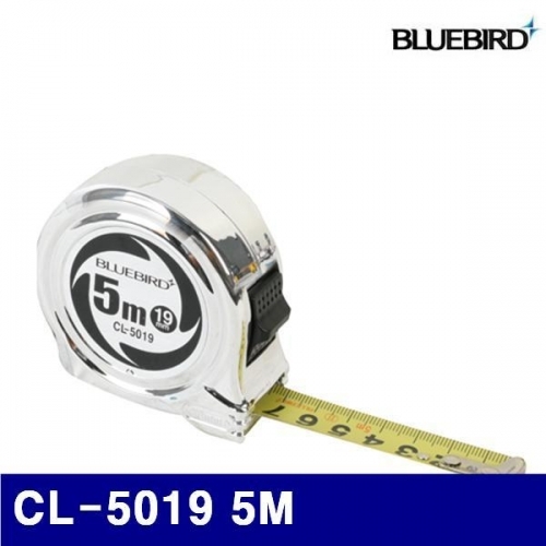 블루버드 4007436 크롬코팅자동줄자 CL-5019 5M (1EA)