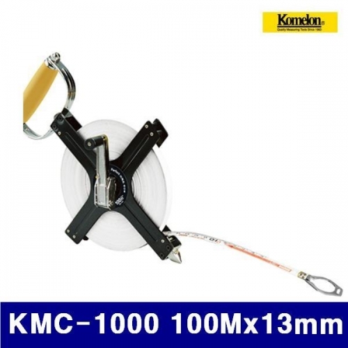 코메론 4090481 퍼펙트 스틸 롱줄자 KMC-1000 100Mx13mm (1EA)