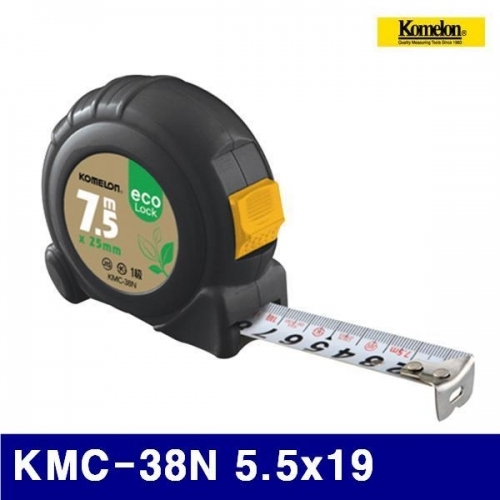 코메론 4091222 에코락 줄자 KMC-38N 5.5x19 (1EA)