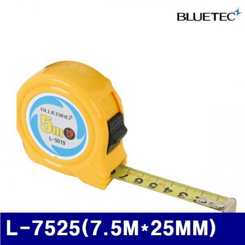 블루텍 4009504 줄자(자동) L-7525(7.5Mx25MM) 7.5m (1EA)