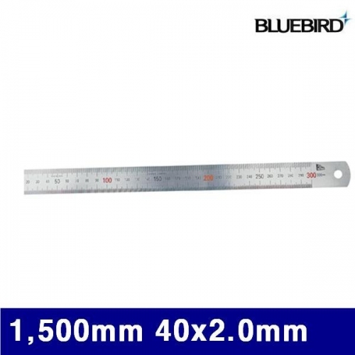 블루버드 4001308 스테인리스 철직자 1 500mm 40x2.0mm 무광 (1EA)
