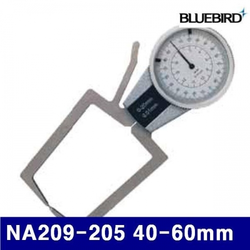 블루버드 4005650 외경다이얼캘리퍼게이지 NA209-205 40-60mm 0.01 (1EA)