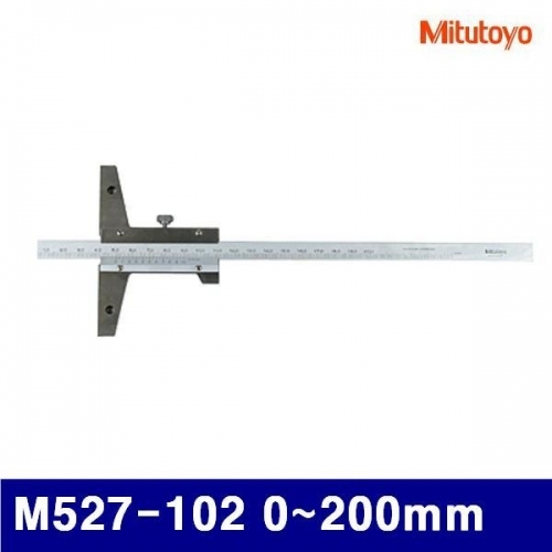 미쓰토요 101-0021 깊이버니어캘리퍼스 M527-102 0-200mm (1EA)