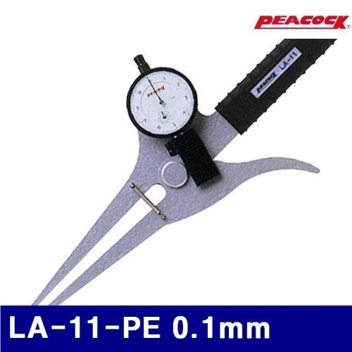 피코크 115-0111 LA타입 외경 다이얼캘리퍼 (외경  두께측정용) LA-11-PE 0.1mm (1EA)