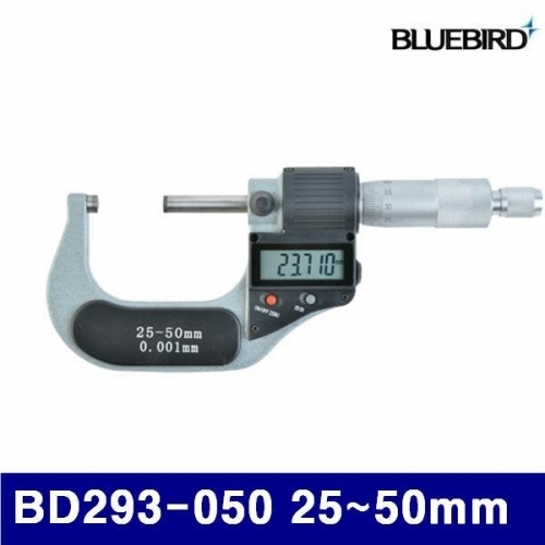 블루버드 4000239 디지털 외경 마이크로미터 BD293-050 25-50mm 0.001 (1EA)