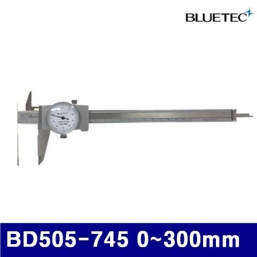 블루텍 4017284 다이얼 캘리퍼 BD505-745 0-300mm 0.02mm (1EA)