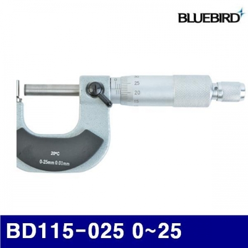 블루버드 4008754 튜브 마이크로미터 BD115-025 0-25 0.01 (1EA)