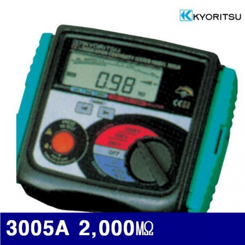 교리쯔 4160692 디지털 절연저항계 3005A 2 000㏁ 600V (1EA)
