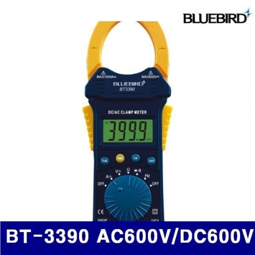 블루버드 4006482 디지털클램프테스터 BT-3390 AC600V/DC600V (1EA)