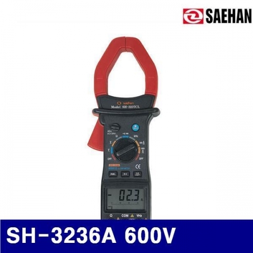 새한 4151153 디지털 클램프테스터기 SH-3236A 600V 600A (1EA)