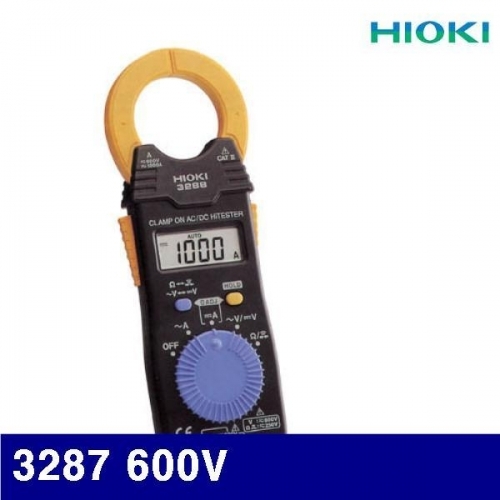 히오끼 4160230 디지털 클램프테스터기 3287 600V (1EA)