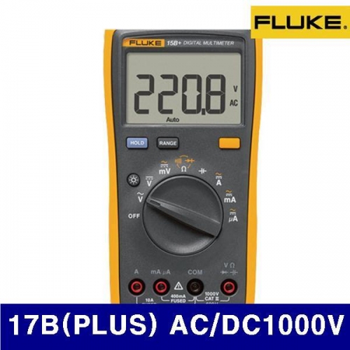 플루크 4164139 디지털테스터기 17B(PLUS) AC/DC1000V (1EA)