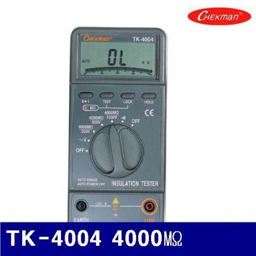 태광전자 4150330 디지털 절연저항계 TK-4004 4000㏁ (1EA)