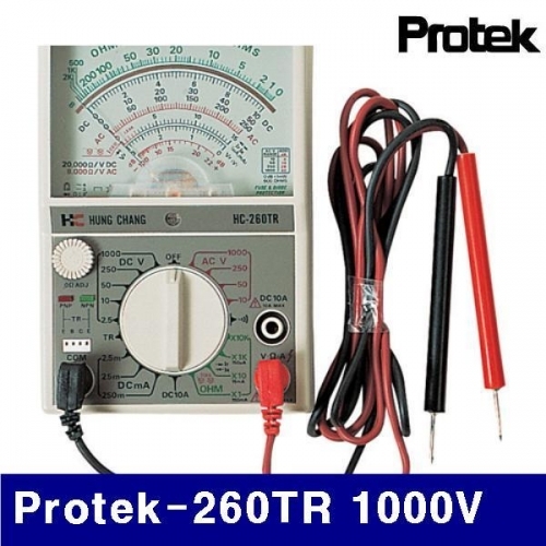 프로텍 4150482 아나로그 테스터기 Protek-260TR 1000V (1EA)
