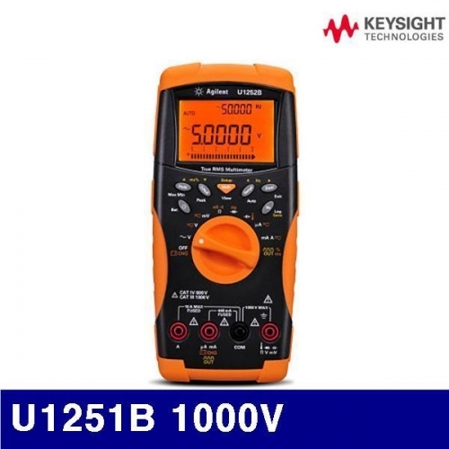 키사이트 B102974 핸드형디지털멀티미터 U1251B 1000V (1EA)