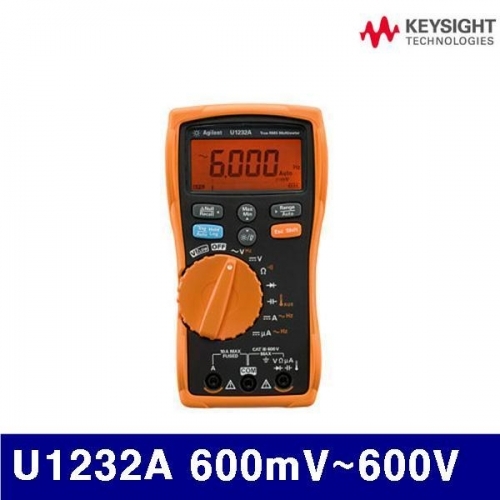 키사이트 B102970 핸드형디지털멀티미터 U1232A 600mV-600V (1EA)